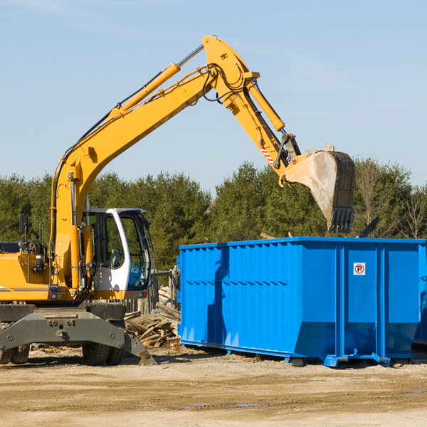 how does a residential dumpster rental service work in Marrowbone